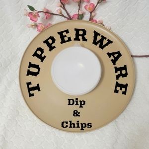 🎋Tupperware Chip & Dip Server Tray